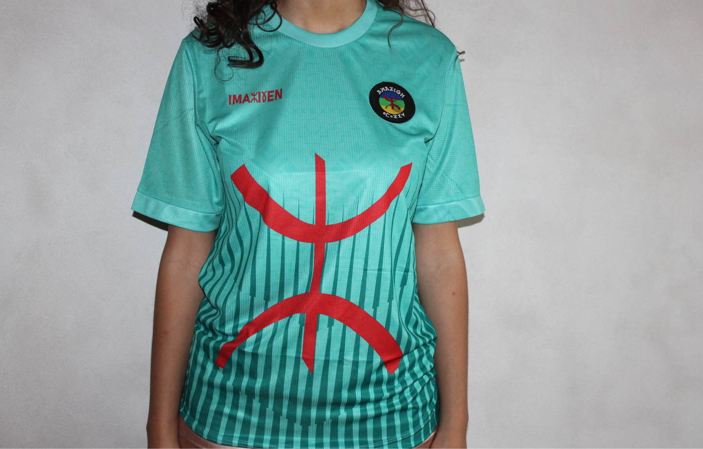 Maillot Imazighen bleu turquoise